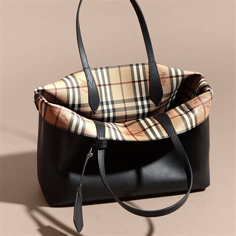 burberry leather tote bag.